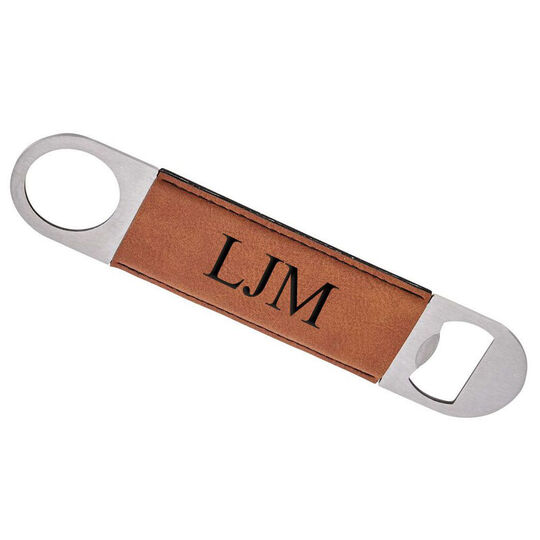 Caramel Leatherette Opener